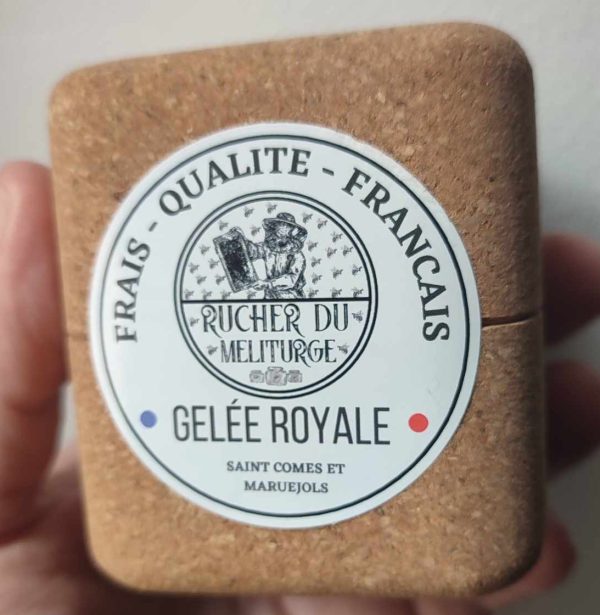 Gelée royale BIO pilulier 10g + boite liège consignée