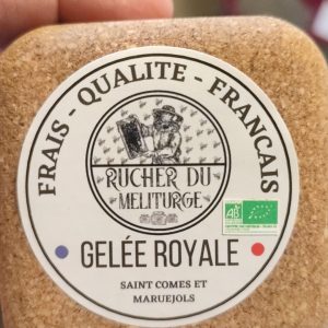 Gelée royale BIO pilulier 10g + boite liège consignée